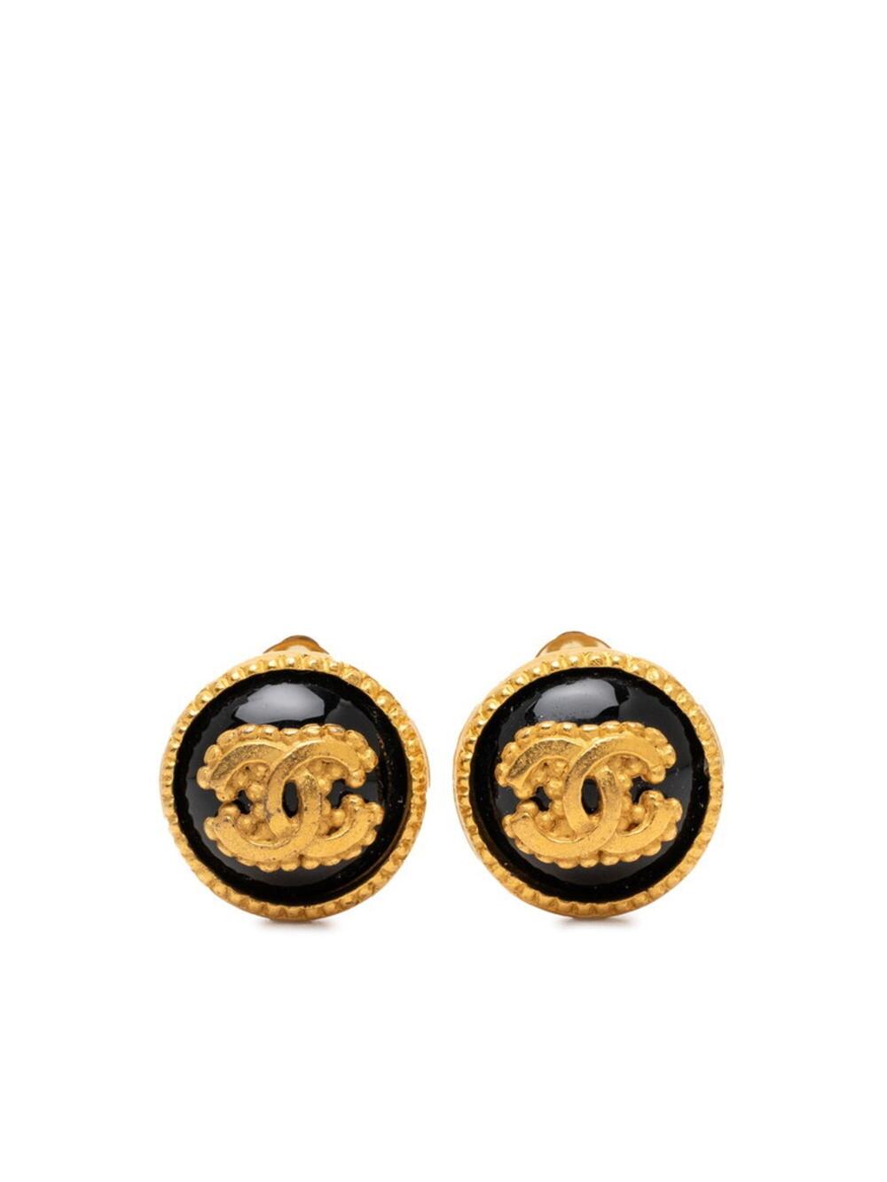 Chanel Cc Logo Clip-On Earrings Gold- #346791C75B